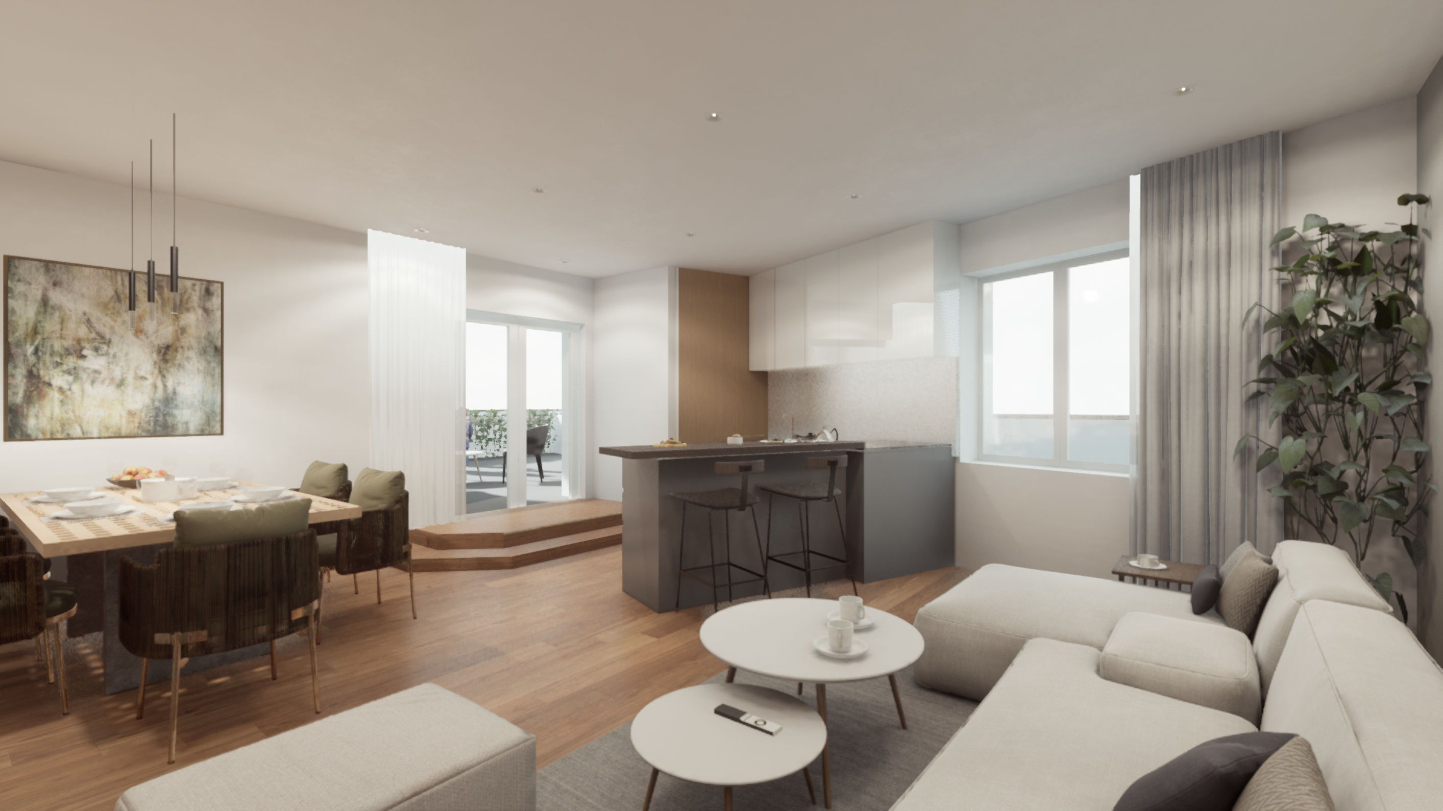 F 38 - 3+kk penthouse s terasou